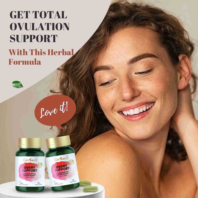 OvarySupport for Women’s Ovarian Health, Natural Hormonal Restore, 150 Capsules,