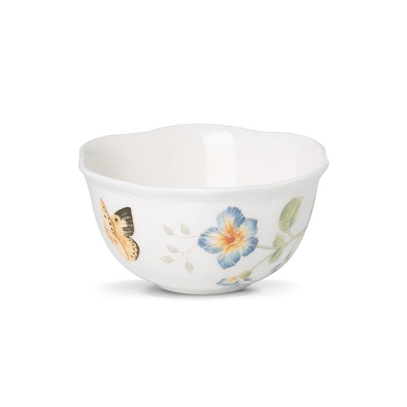Lenox 806737 Butterfly Meadow Dessert Bowl, Multicolor, 1 Count (Pack