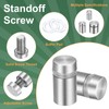 sourcing map 12 Pcs 1/2" x 1-1/5" Standoff Screws Stainless