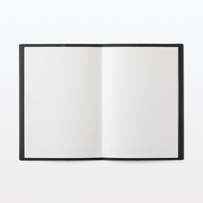 MUJI Jeans Label Notebook Cover B6 Dark Gray 83482992