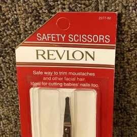 Revlon Vintage Revlon SAFETY SCISSORS 2377 .Made In Brazil