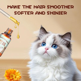 YIYUANHUTONG Pet Essential Oil, 30ml, Omega-Rich Supplement for Cats and Dogs, Joint Support and Calming Aid