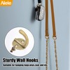 Alele Single Prong Hook Hanger,Robe Towel Hooks,Zinc Die Cast, Set