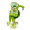 Keren Kopal Frog Taking a Selfie Trinket Box with Crystals