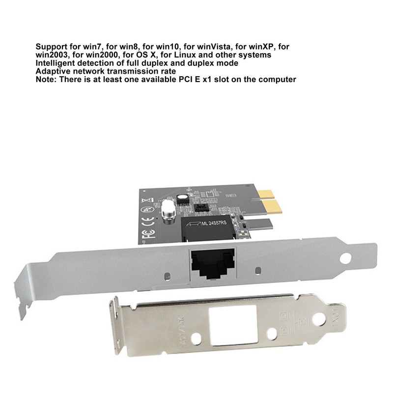 Gigabit Ethernet Card 10Mbps 100Mbps 1000Mbps Adaptive PCI E Wired