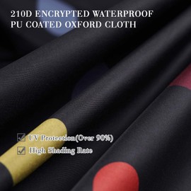 Tchvt Nighttime Bird Cage Covers - with Zipper Panel Blackout Birdcage Cover for Winter Universal Breathable Large Pet Cage Cover for Bird (Polka Dot, 26x19x40 inch)