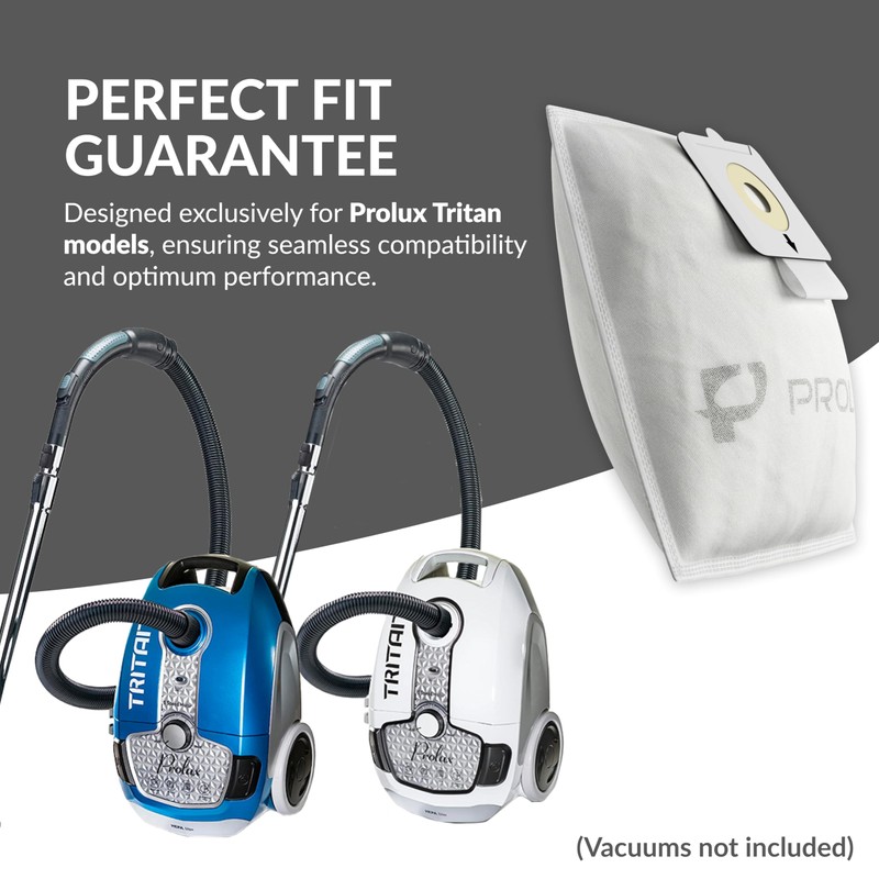 GV Genuine 10 Pack Bags for Prolux Tritan Vacuum Cleaner,