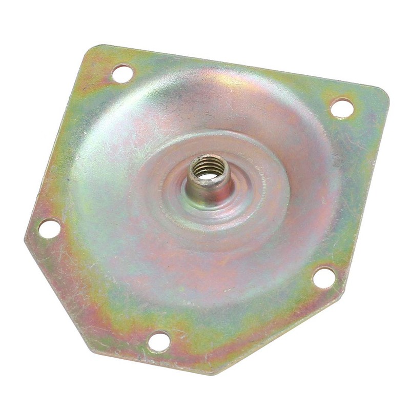 uxcell 70mmx67mmx1.2mm Zinc Plated Table Leg Mounting Plates Bronze Tone