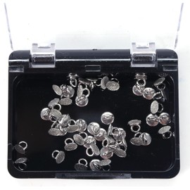 50Pcs/Box Dental Orthodontic Lingual Button Direct Bond Eyelet Round (Direct Bond Eyelet Round)