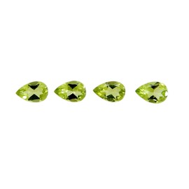 Myhealingworld AAA quality calibrated Pear 4X6MM Brilliant Cut Loose gemstone Crystals Chakra Healing Pair For Making Earrings & Other Jewelry Mix Color Box Pack of 4 stone, BOX 3–Garnet Pear 4X6mm=4