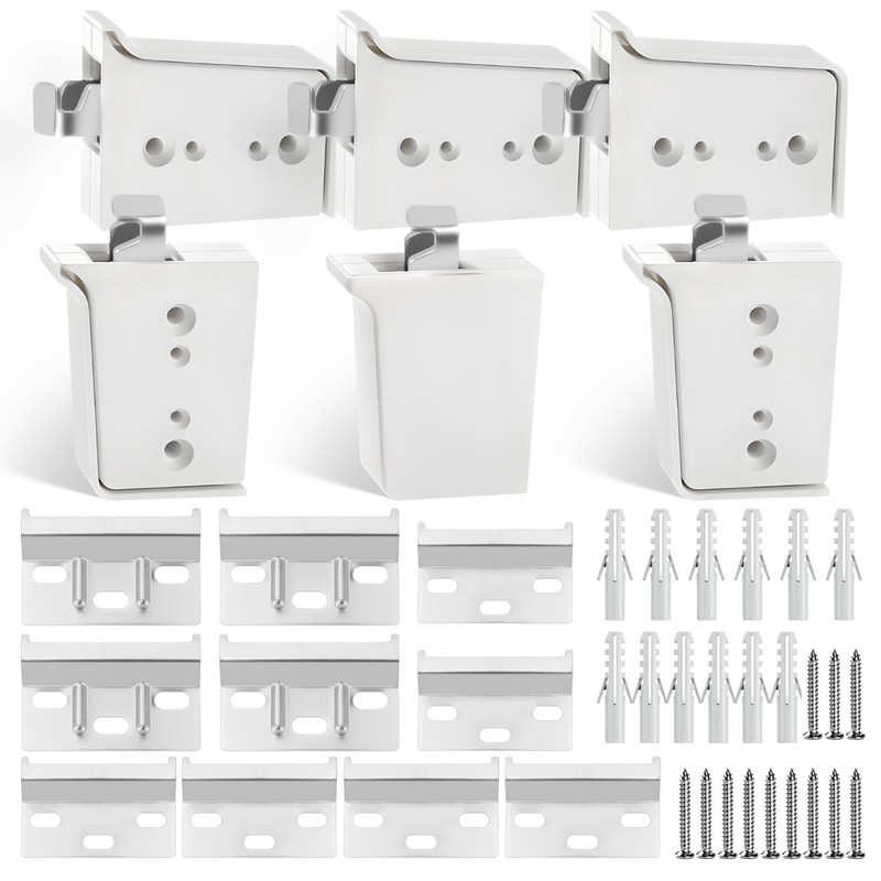 6 Piece Cabinet Hanger Set Wall Cabinet Holder Adjustable Hanging