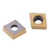 10pcs Tin-Coated CNC Carbide Insert Cutter Indexable Lathe Milling Inserts
