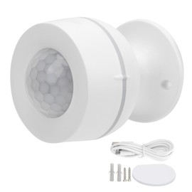 NEO NAS‑PD07W WiFi PIR Body Infrared Detector Temperature Humidity Sensor USB Power Supply Support for Tuya
