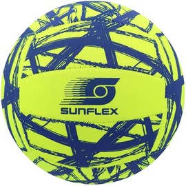 Sunflex® Neopren Zubehör Beach- und Funball Funky Crossed Größe 3 | Volleyball & Strandball weich & leicht für den Strand & das Wasser | Spielball extrem robust & für Jede Altersgruppe