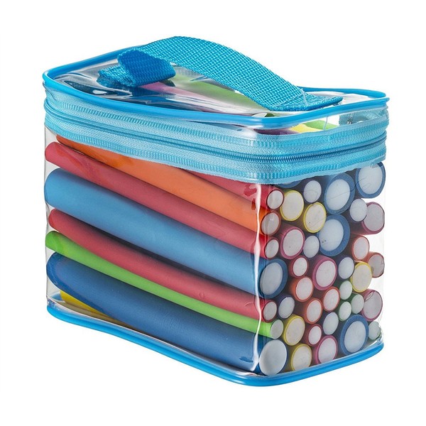 Pinkiou 42 Pack Twist-flex Rods 7 Sizes Flexible Curl Sponge