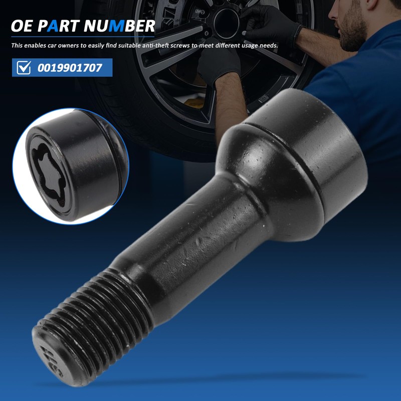 MUNIK 0019901707 Rim Locks Bolt M14 X 1.5 X 45