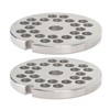 2pcs Meat Grinder Plate Disc Blade Sharpness Blade Rustproof Reusable
