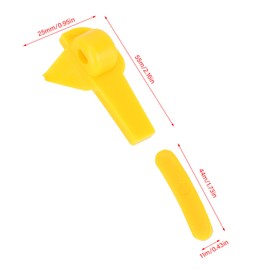 Pissente ABS Plastic Tire Changer Mount Protector, 20 Pieces Rim Demount Head Duck Insert for Tyre Changing Equipment