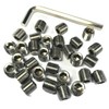 ZDingTech 30pcs 3/8-24 x 3/8" inch Set Screws 304 Stainless