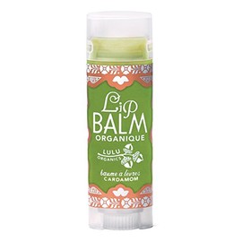 Lulu Organics - Natural Cardamom Lip Balm, Nourishing and Moisturizing Natural Lip Care Balm, Handmade Lip Care Products
