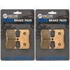 NICHE Brake Pad Set for Kawasaki Ninja ZX9R Victory Cross