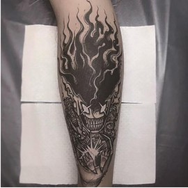 Striking Herbal Juice Tattoo Stickers - Waterproof, Smudge-Proof, Non-Reflective, Long-Lasting, Ideal for Forearms Durable Matte - Specification: SET C