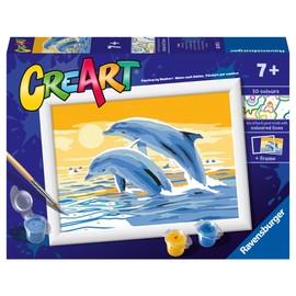 RAVENSBURGER 136089 CreArt Series E-Dolphin Friends, 20073 3, No Information