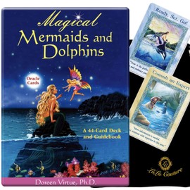 Mermaid & Dolphin Cards, Oracle Cards, Tarot Cards, Japanese Language Manual Included, Divination Telling