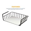 SnapSafe Hanging Shelf Document Basket, 76012 - Coated Wire Basket