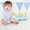 24 piezas de adornos para magdalenas de primer cumpleaños con
