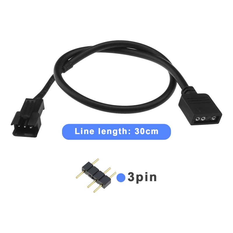 EMSea Pack of 2 3-Pin RGB Light Strips Conversion Cable
