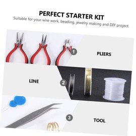 IWOWHERO 768pcs Jewelry Making Tool Kit with Pliers Tweezers Needle Ring Buckles Complete DIY Parts for Crafting Unique Accessories Shop