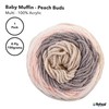 Yatsal Premium 8-Ply Baby Muffin Knitting Yarn 100 g, Peach