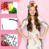 Hoteam Happy Birthday Headband Mexican Flower Birthday Crowns Cinco De