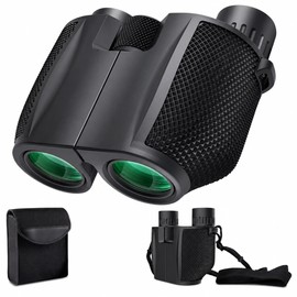 COMET Binoculars 10X25 Long Range Pocket HD Telescope Folding Compact Bak4 Prism Binocular