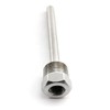 heyous 2 piezas 1/2 pulgada NPT 100 mm Thermowell acero