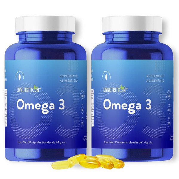 Omega 3 con 60 cpsulas de 1.4 g 18 EPA