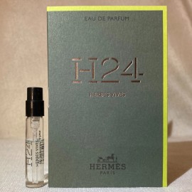 HERMÈS Hermes H24 Herbes Vives Eau de Parfum EDP Sample Spray .06oz, 2ml New in Card