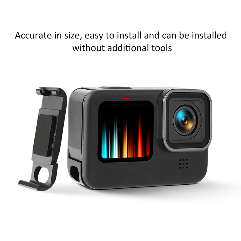 AT1142 Aluminum Alloy Battery Cover Removable Battery Side Lid Door