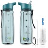 HYDRATE 2.ONE Drinking Bottle with Straw, BPA-Free, 750 ml with