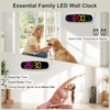 ANALOI Large Digital Wall Clock,14.4 inch Large Display Digital Clock