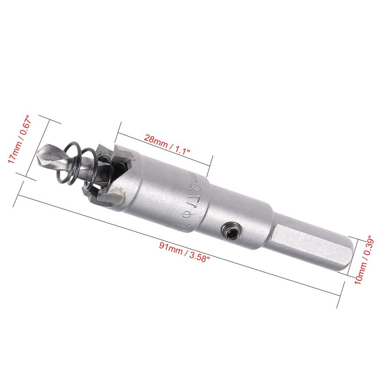 sourcing map Carbide Hole Cutter, Hole Saws for 0.5 mm