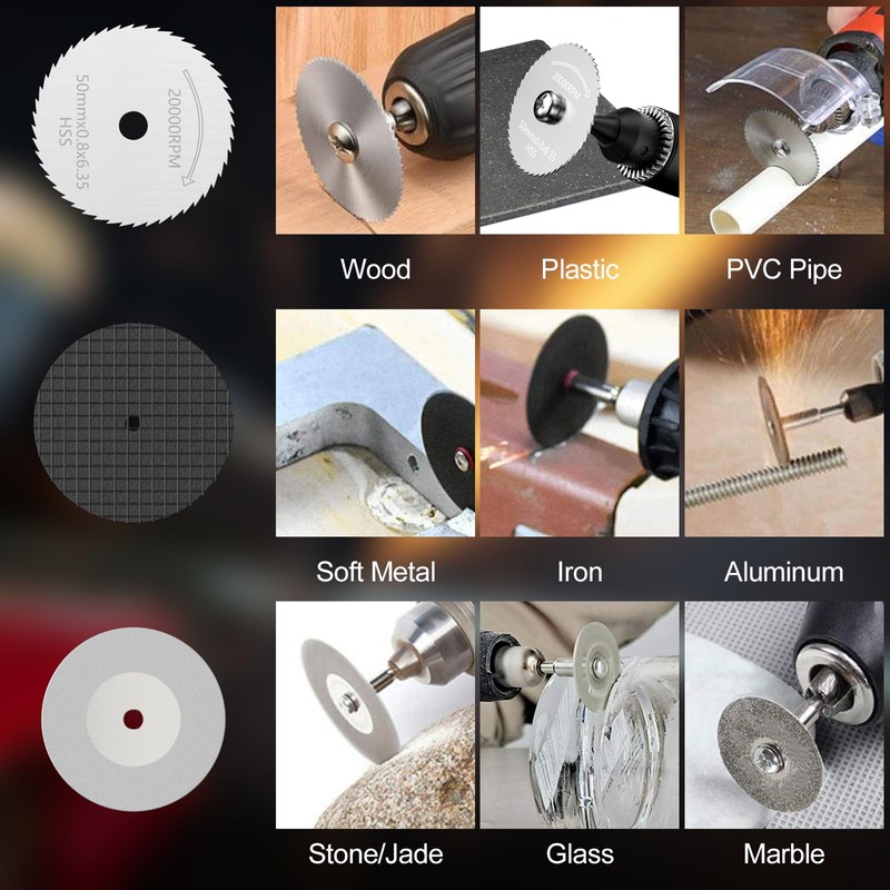 Chiluxendo Cutting Disc Metal Set, Saw Blade for Wood, Saw