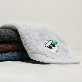 Songwol Towel Golfpong Antibacterial Golf Reel Towel Sports Towel, Brown + Black Reel / 송월타올 골퐁이 항균 골프 릴 수건 스포츠타올, 갈색+블랙릴