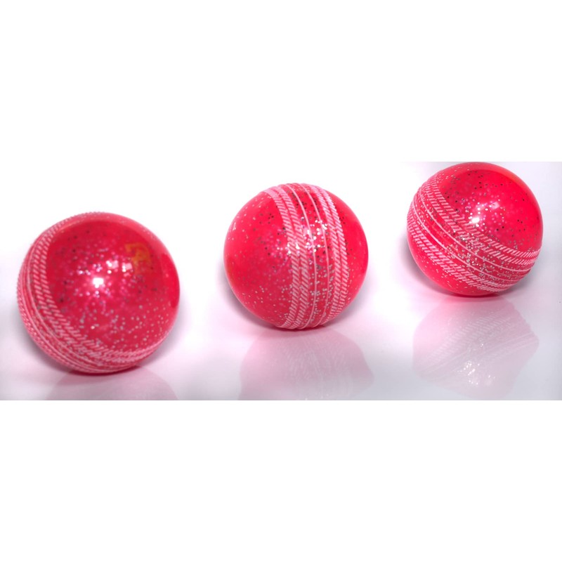 3 X Soft & Safe Glitter Cricket Balls For outdoor