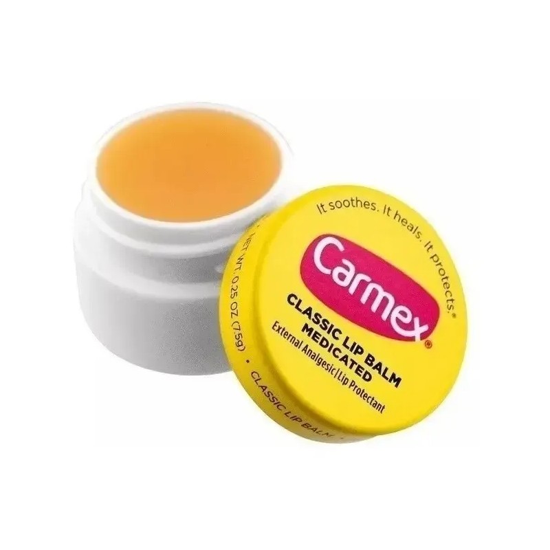 Bálsamo Labial Carmex Clásico de 7 g para Labios Hidratados