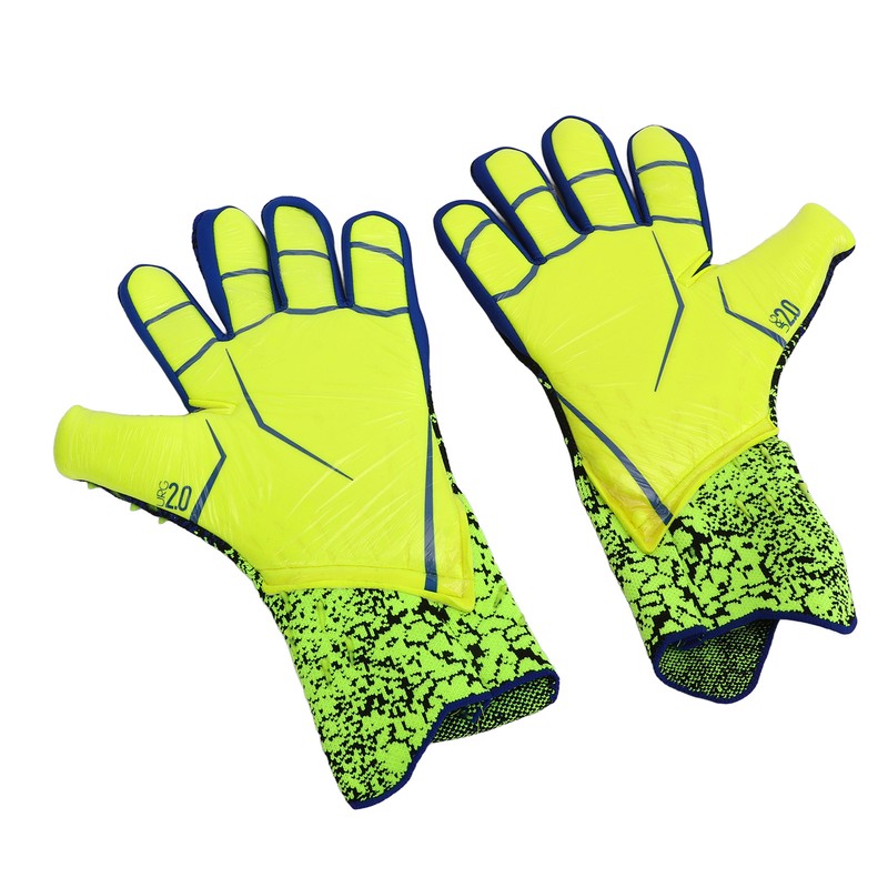 Soccer Goalkeeper Gloves Thickened Latex Anti Slip Breathable Cushioning Soccer