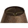 3x6x5 Chocolate Burlap Chandelier Lampshade - Perfect for Chandeliers, Foyer