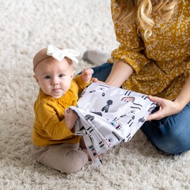 BABYBOET Wet Dry Bags Waterproof Reusable with Double Zippered Pockets Travel Beach Pool Daycare Baby Items Yoga Gym Bag L30x40cm