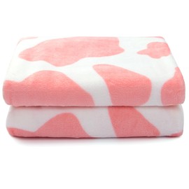 Cute Fleece Blanket Pink Strawberry Soft Throw Blanket Lavenderblush Girls Blanket Lightpink Gifts Decor for Kids Women Teenage Birthday